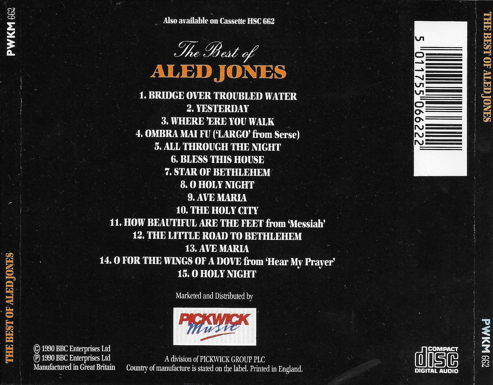 Back cover of PWKM 662
